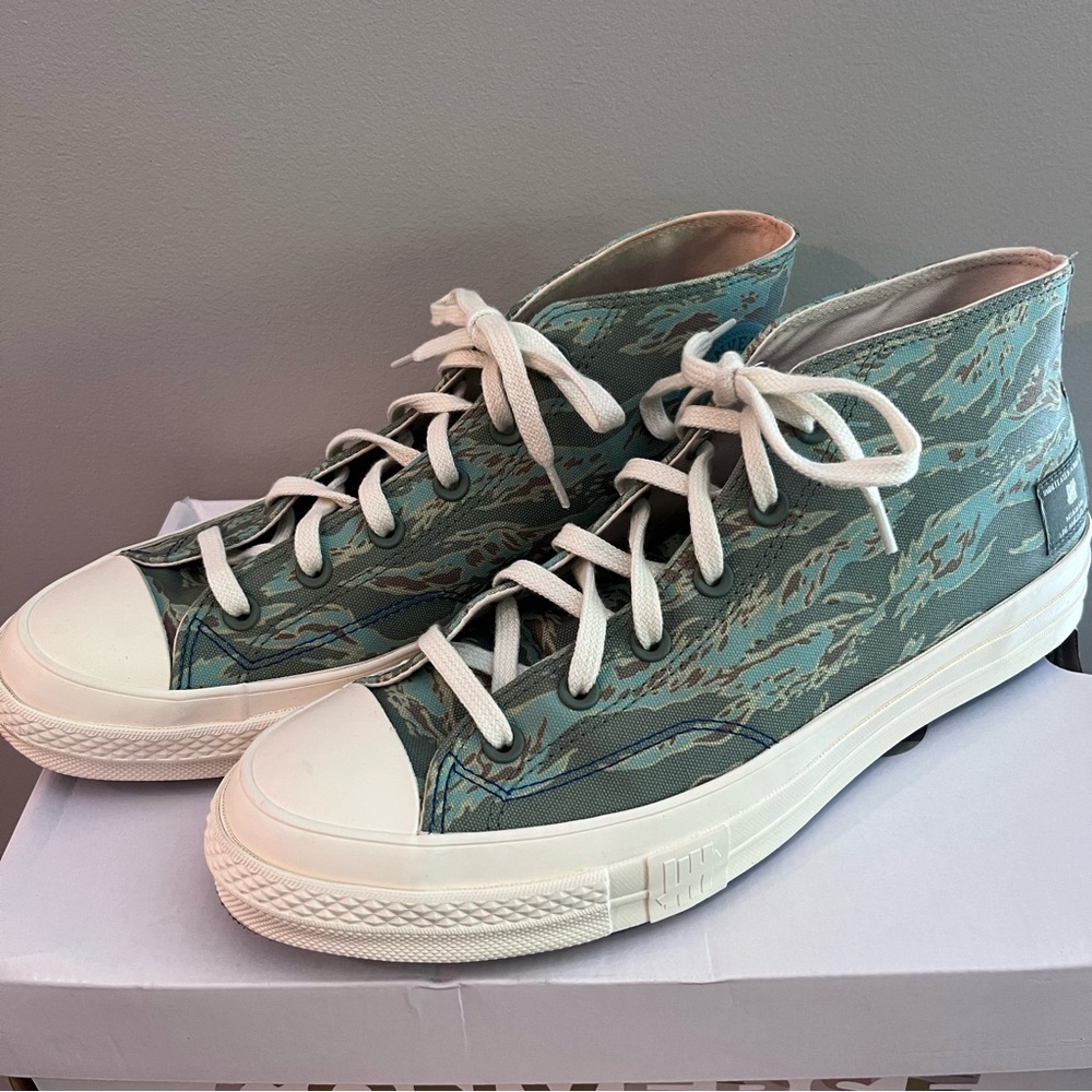 Converse x Undefeated Half Chuck 70 mid Tiger Camo Print Men's 10.5 with Box - Picture 2 of 12